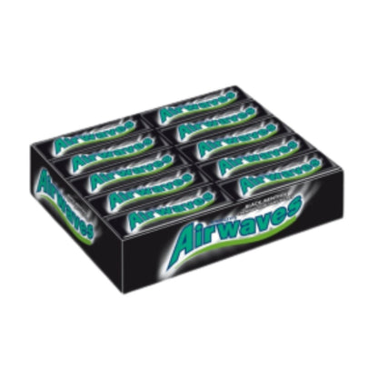 AIRWAVES BLACK MENTHOL 14G / 600