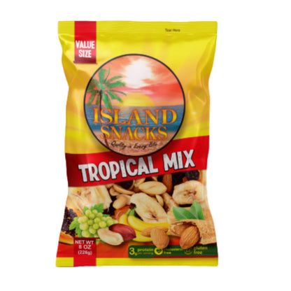 ISLAND SNACKS VALUE SIZE TROPICAL MIX 7OZ / 6