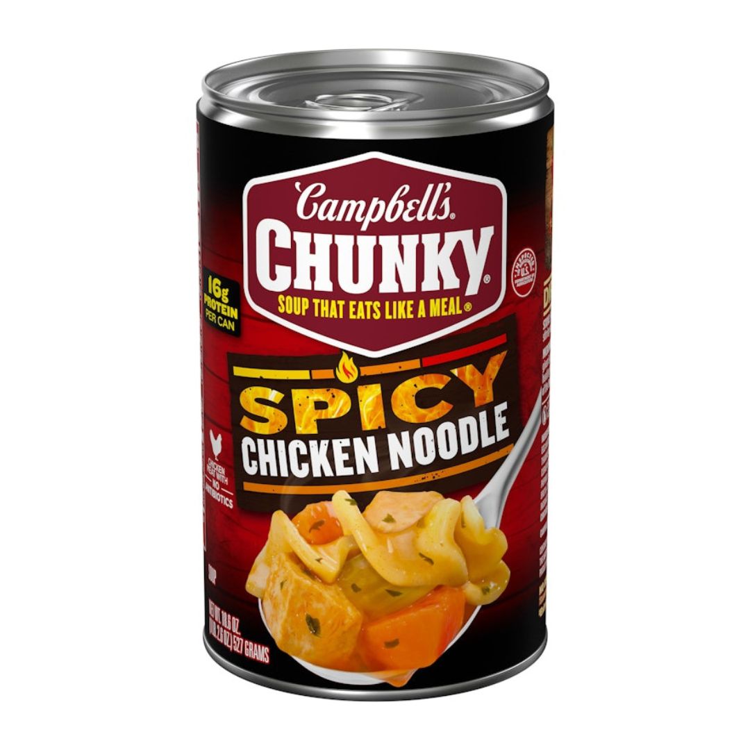 CAMPBELL'S CHUNKY SPICY CHICKEN NOODLE SOUP 18.6OZ / 12