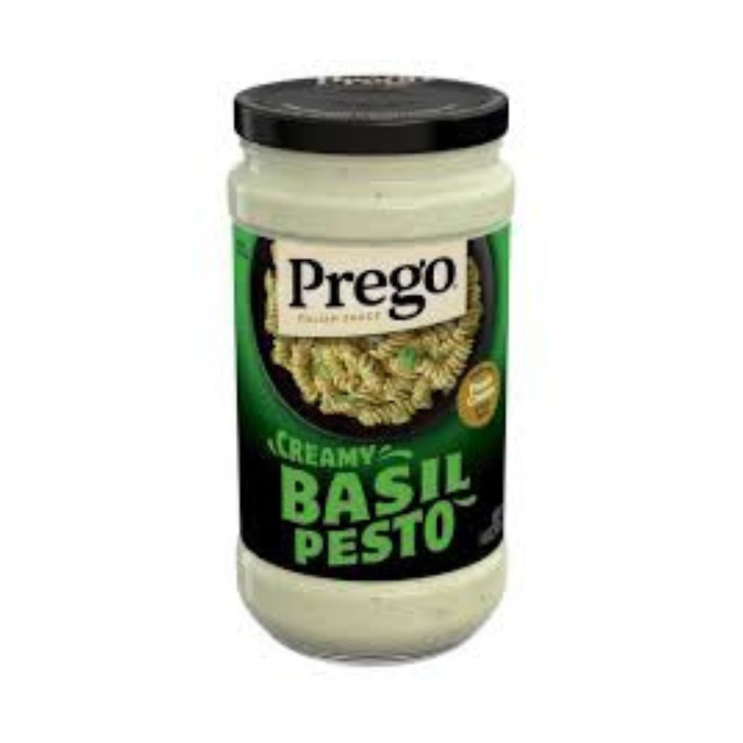 PREGO CREAMY BASIL PESTO SAUCE 14.5OZ / 12