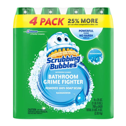 Scrubbing Bubbles 4 Pk. 25 oz. All Purpose Bathroom Cleaner Spray