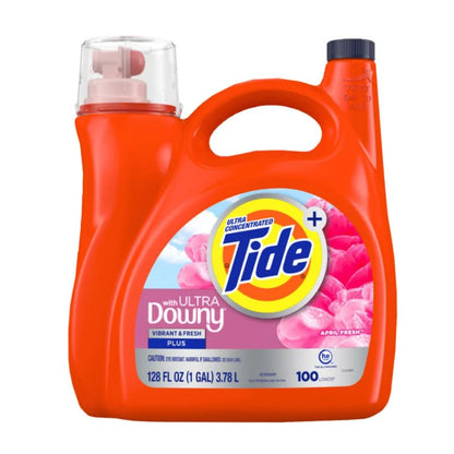 TIDE LIQUID WITH DOWNY 100 LOADS 128OZ