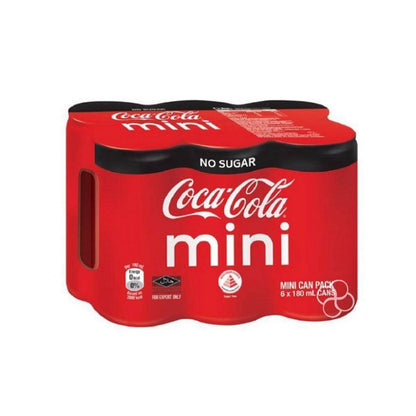 COKE ZERO CAN MINI 8OZ / 4 / 12