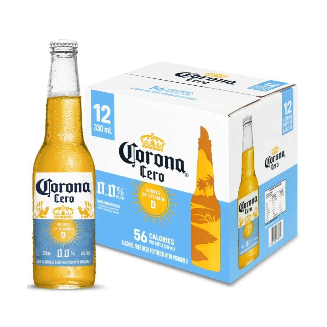 CORONA ZERO 0.0 BEER 12OZ/4/6