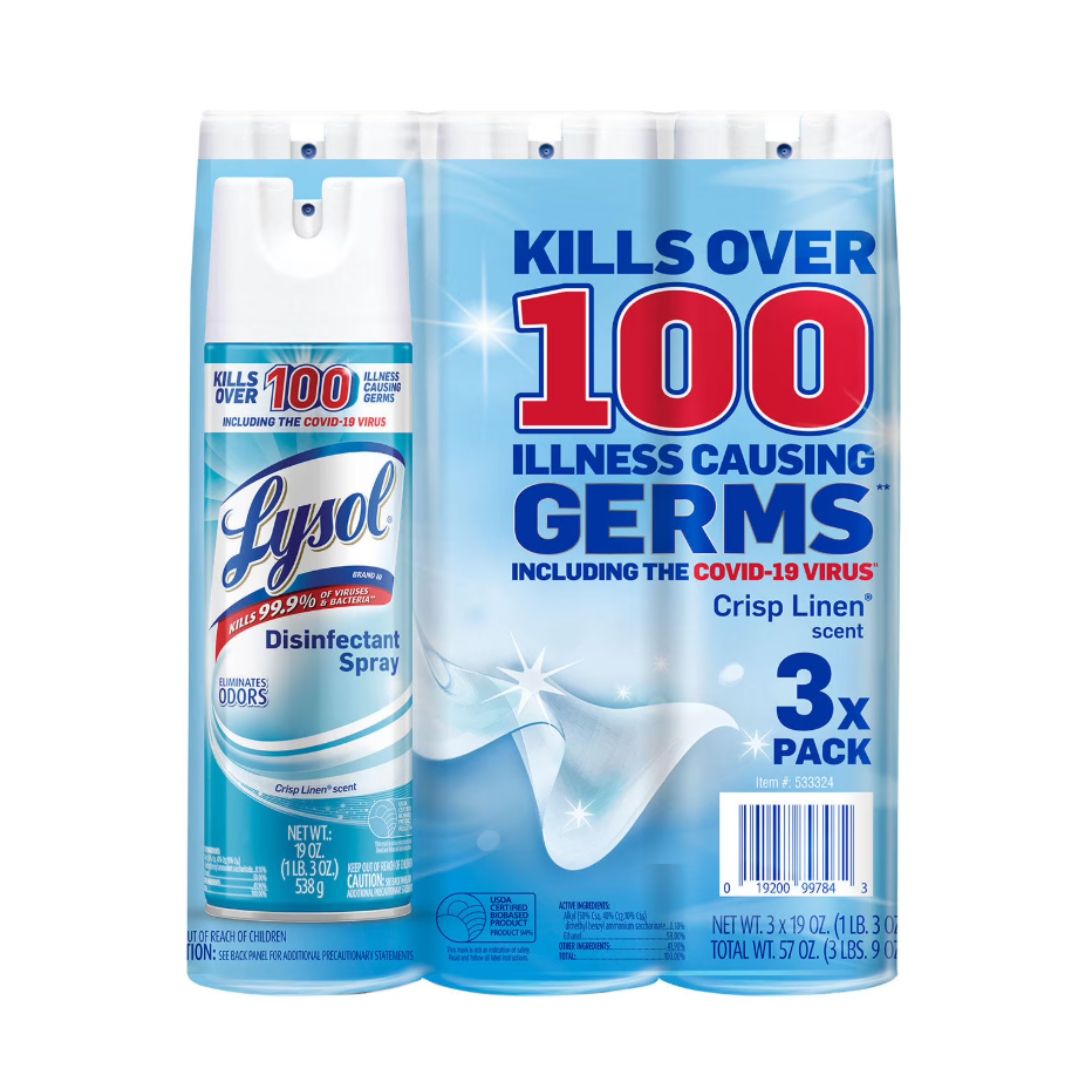 LYSOL DISINFECTANT SPRAY 3 / 19OZ