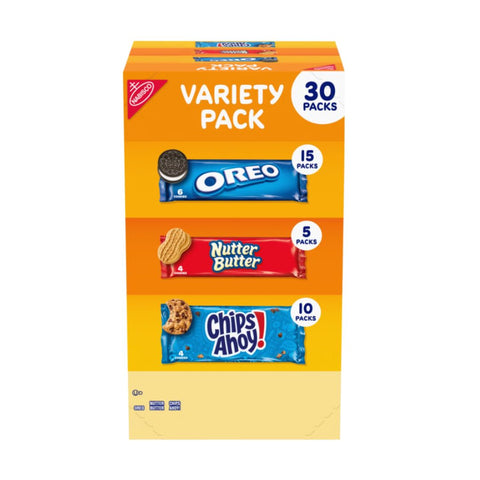 Nabisco Cookie Variety Pack, 30 pk.