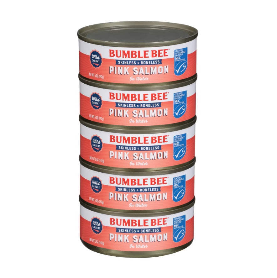 B BEE PINK SALMON 5 Pack/ 5OZ