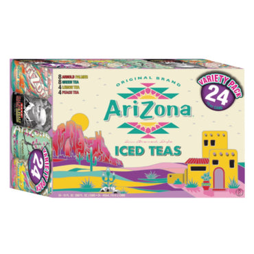 Arizona Arizona Iced Tea Variety Pack, 15 oz, 24 ct