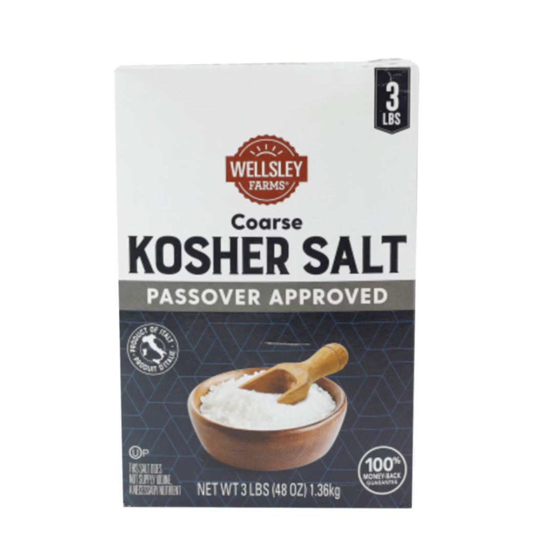 Wellsley Farms Coarse Kosher Salt, 3 lbs.