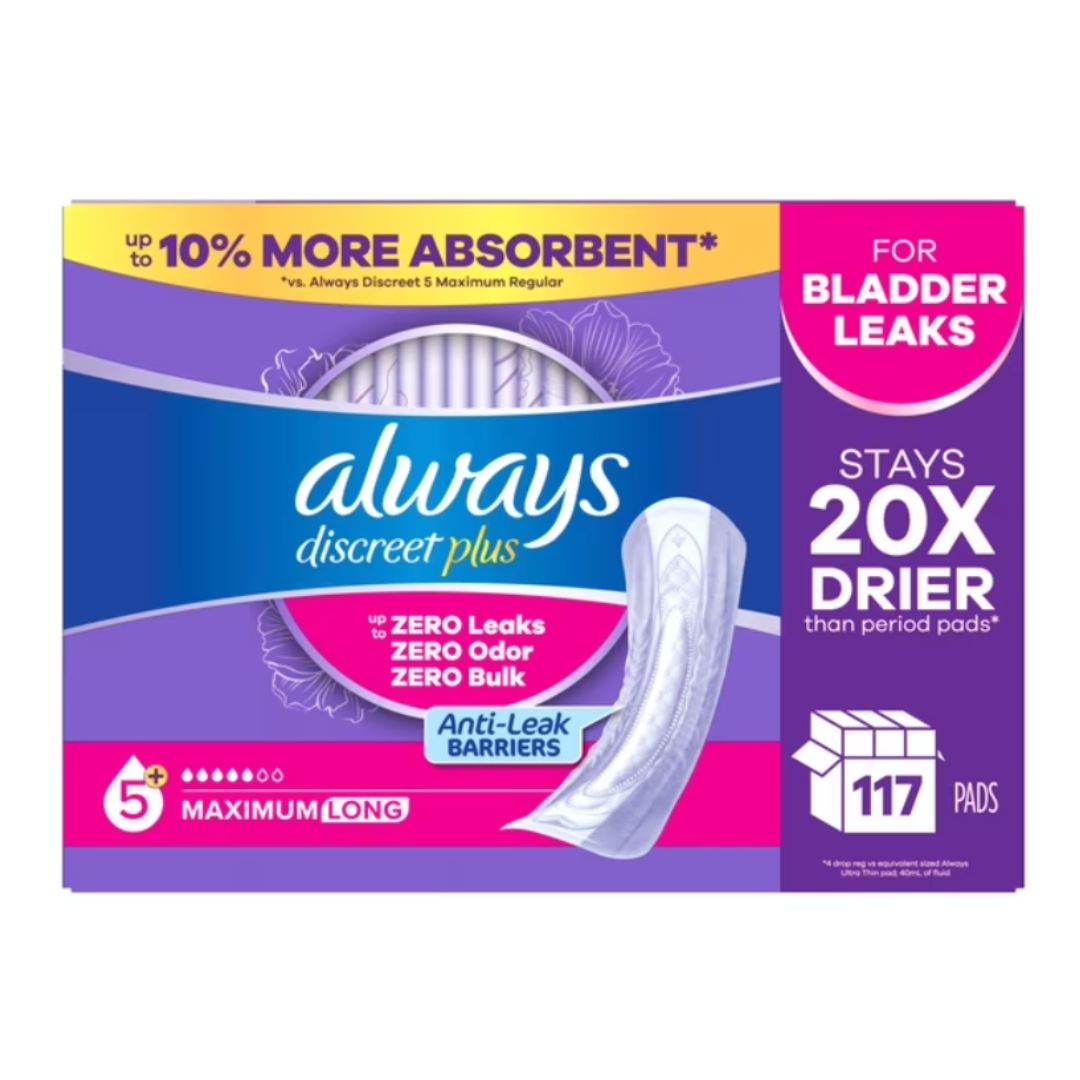 ALWAYS DISCREET HEAVY PADS 117 CT
