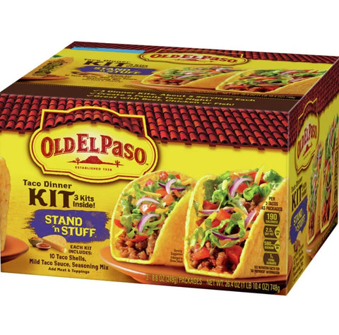 OLD EL PASO  HARD SOFT TACO 3PK / 1