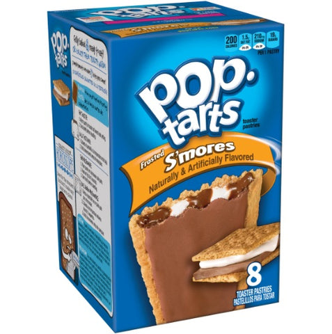Pop-Tarts Frosted S'mores Breakfast Toaster Pastries, 14.7 oz, 8 Count
