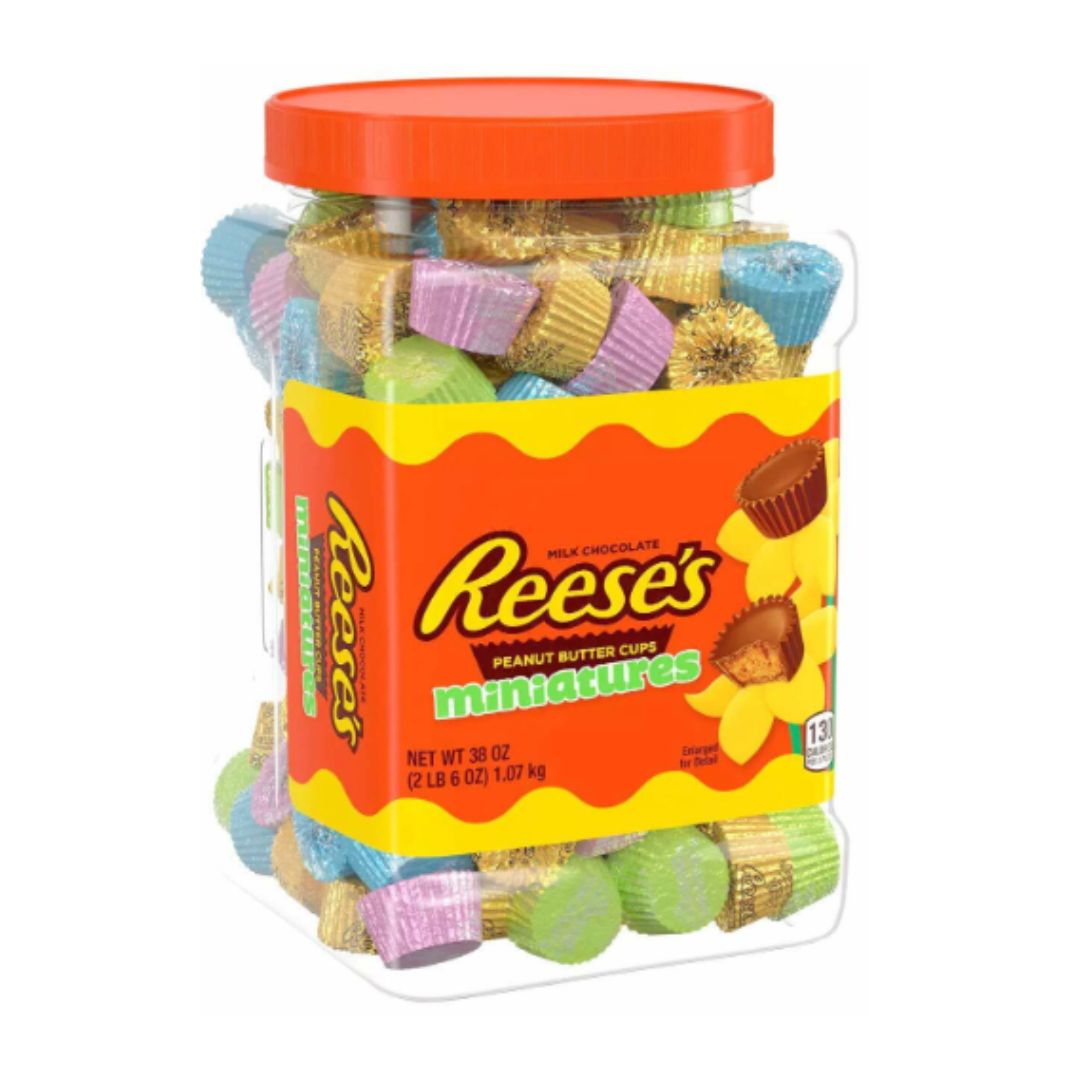 REESE'S PASTEL PB MINIATURES 38OZ JAR