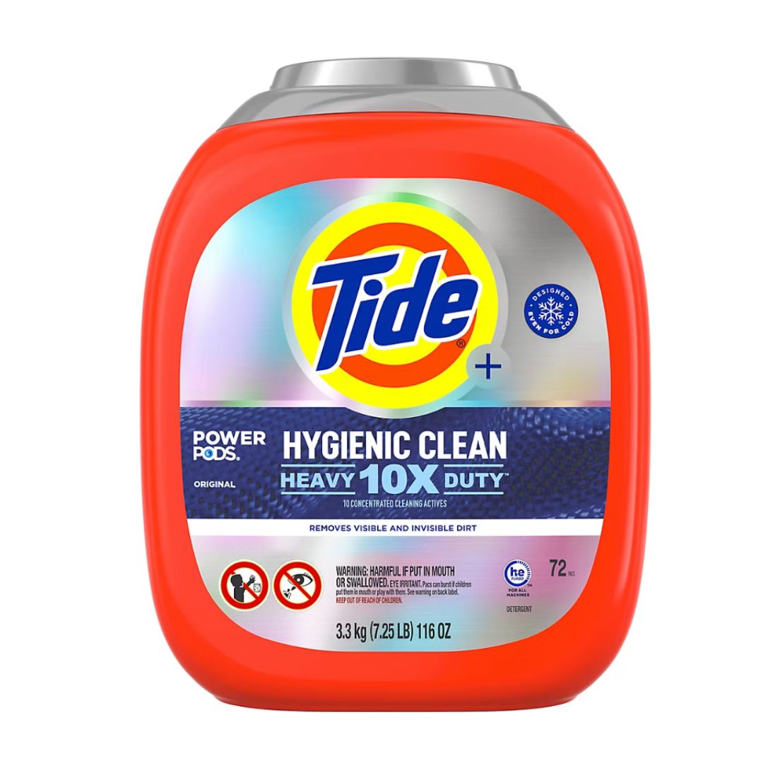 Tide Hygienic Clean Power Pods Laundry Detergent Pacs, 72 ct