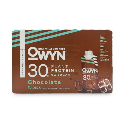 Owyn 30g Chocolate Plant Protein Shake 15s