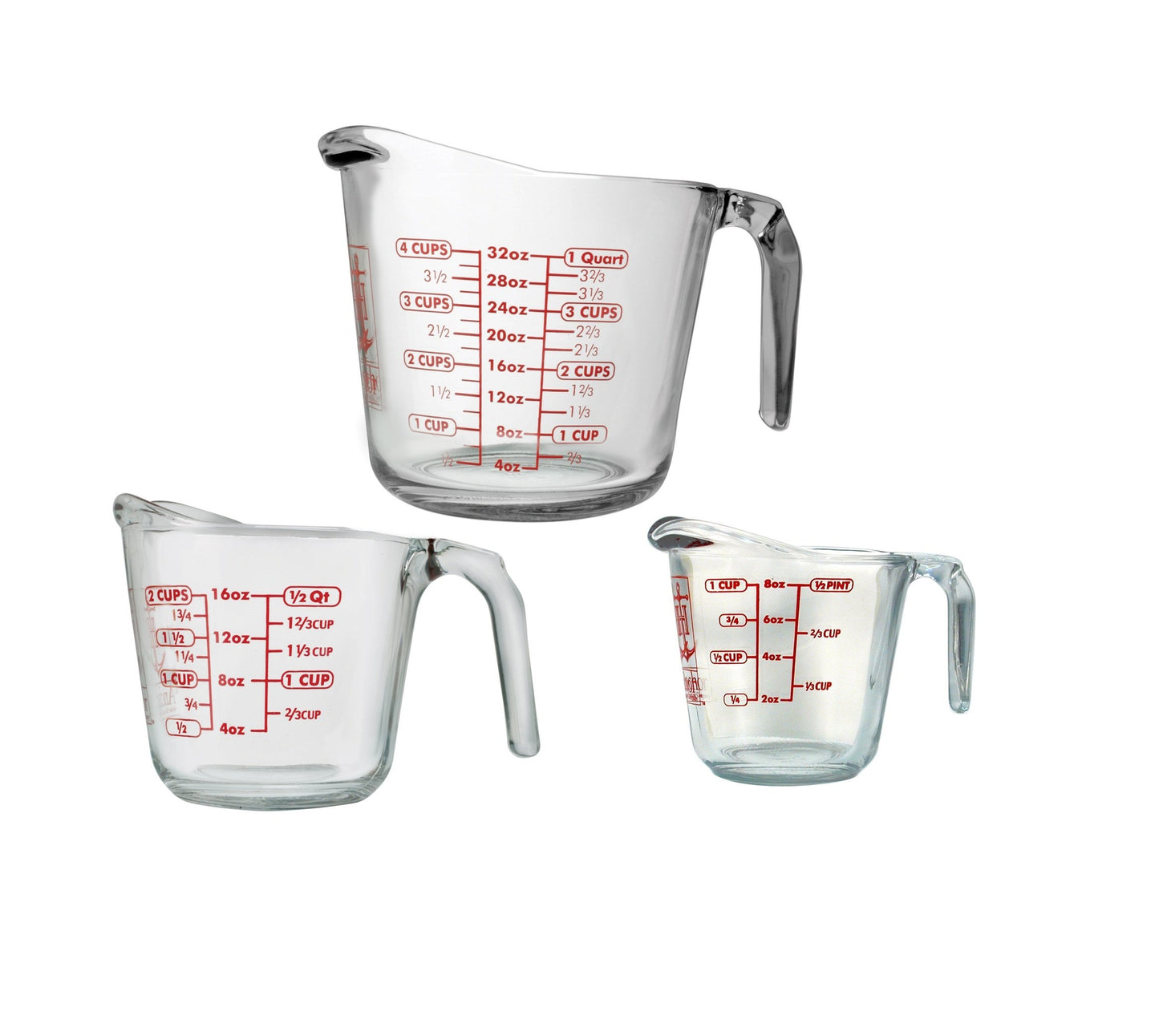 ANCHOR 3PC MEASURING CUP SET / 1
