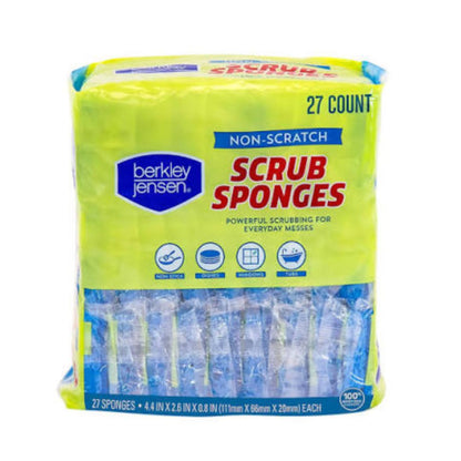 BJ NON-SCRATCH SPONGE 27CT