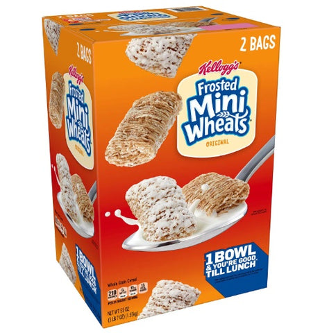 KELLOGG'S FROSTED MINI WHEATS 55 OZ