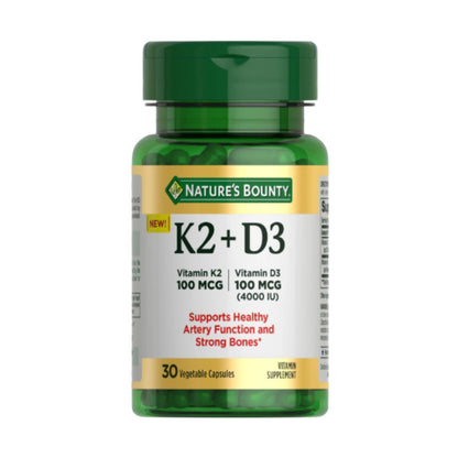 NATURE'S BOUNTY K2 + D3 90 CAPSULES
