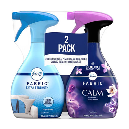 Febreze Fabric Extra Strength Spray with Downy Calm, 2 pk.