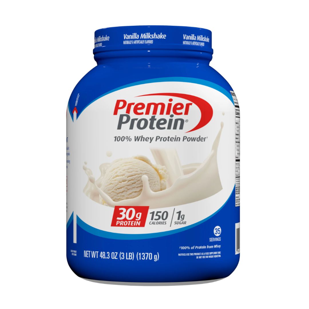 Premier Protein Whey Protein Powder, Vanilla, 3 lb