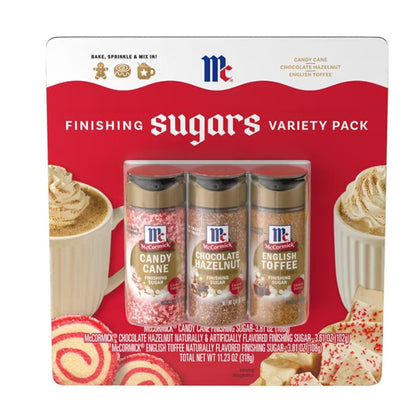 McCormick Holiday Finishing Sugars Variety Pack, 3 pk.