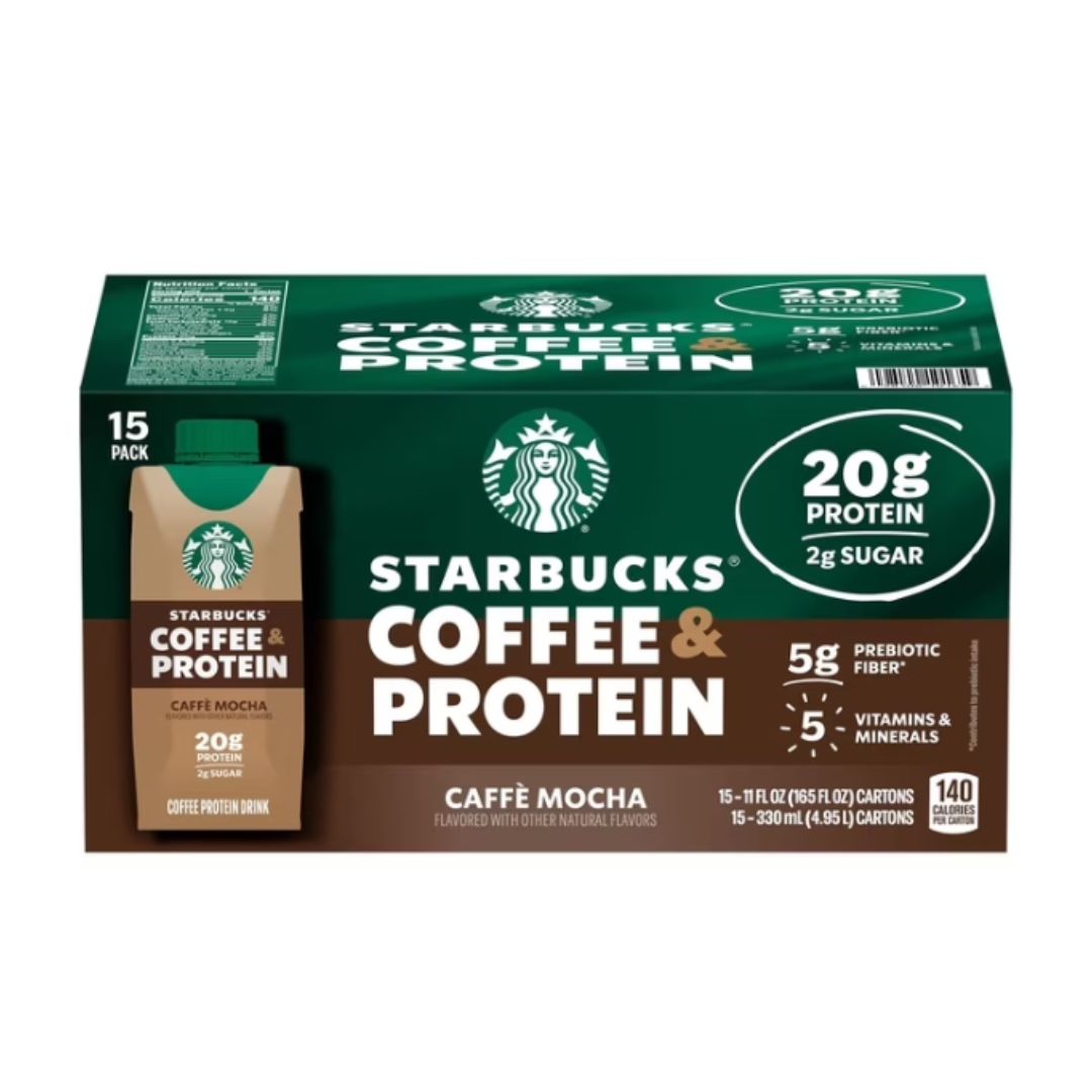 STARBUCKS COFFEE &amp; PROTEIN 15PK 11OZ