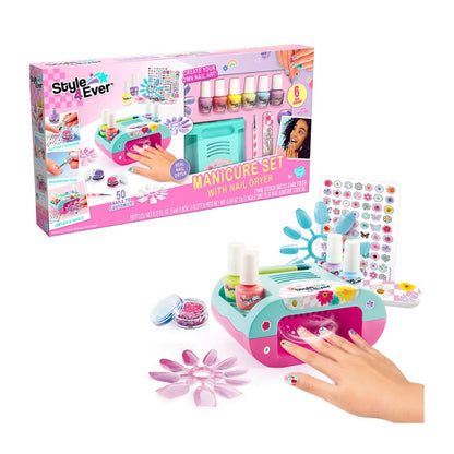 STYLE 4 EVER MANICURE SET W NAIL DRYER