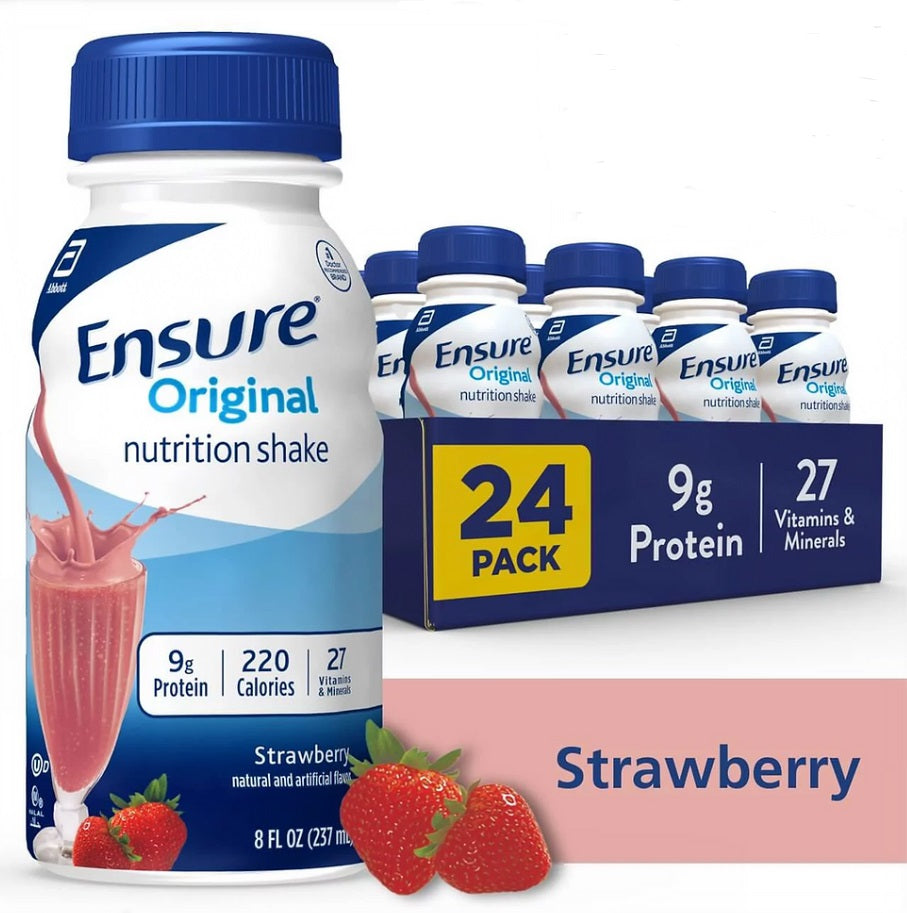 ENSURE STRAWBERRY 8OZ x 24