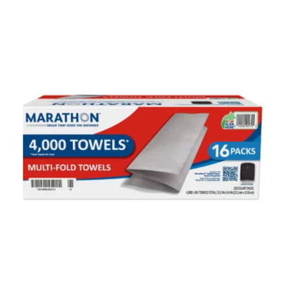 Multifold 1ply Paper Folded Towels - 4,000 Count