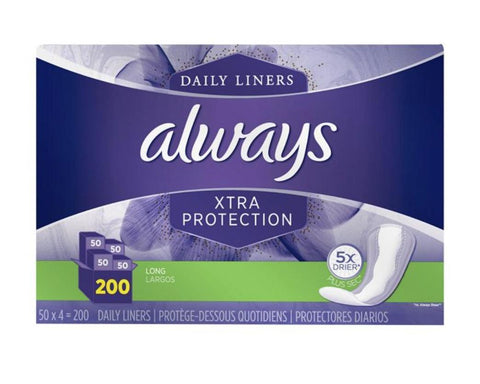 Always Xtra Protection Pads - 200 Pack /