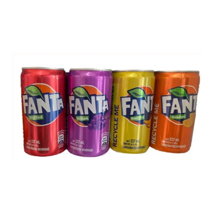 FANTA FLAVORS ASSORTED 237ML