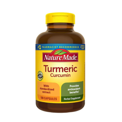 Nature Made Turmeric Curcumin 500mg Capsules, 180 ct.
