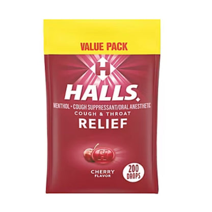 200 ct Halls Cherry Cough  Drops