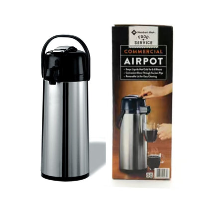 Member's Mark Stainless Steel Airpot with Lever (2.2 L)