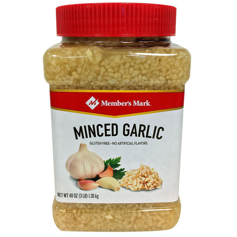 MEMBER'S MARK GARLIC MINCED 48OZ