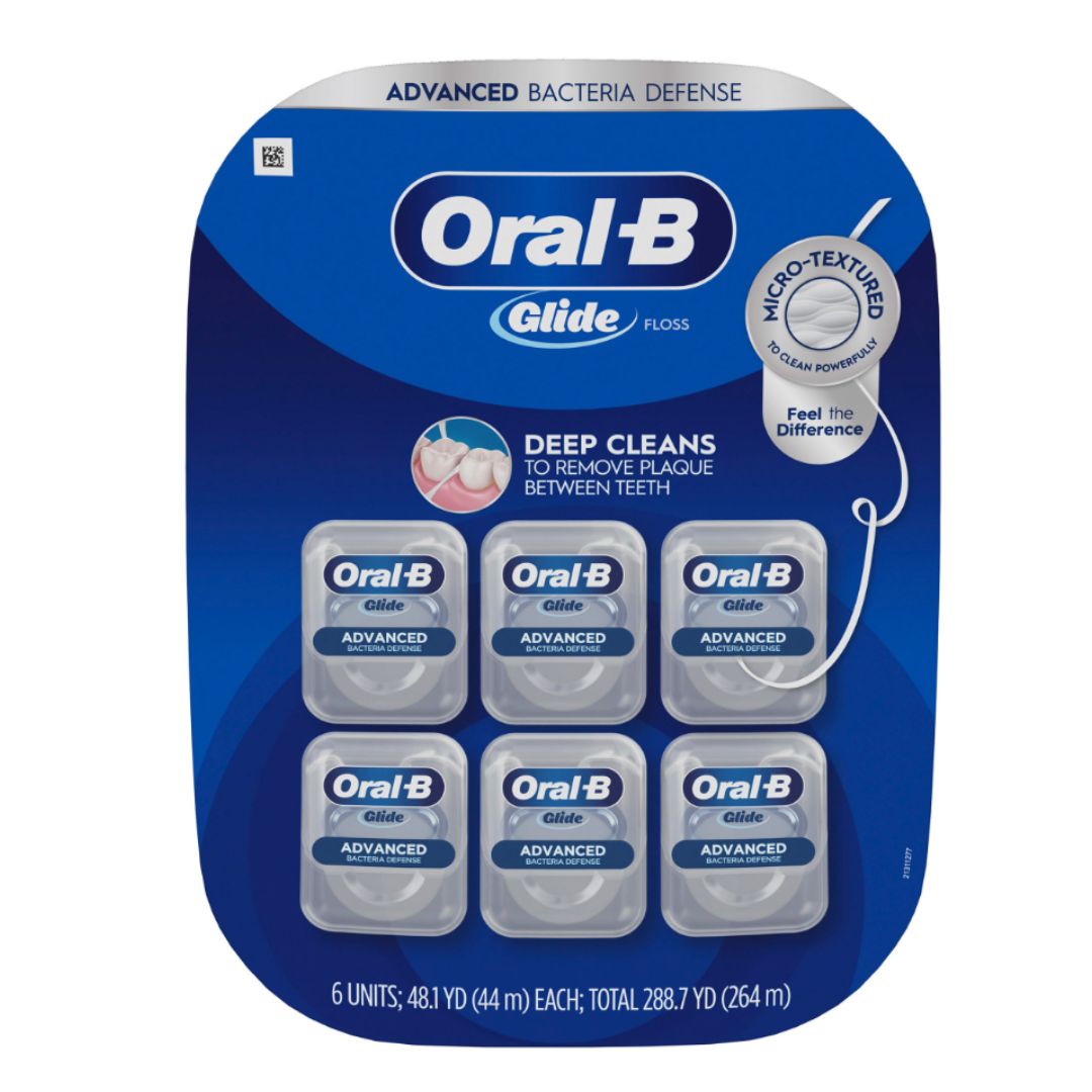 Oral-B Glide Advanced Multi-Protection Floss, 6-pack / 44M