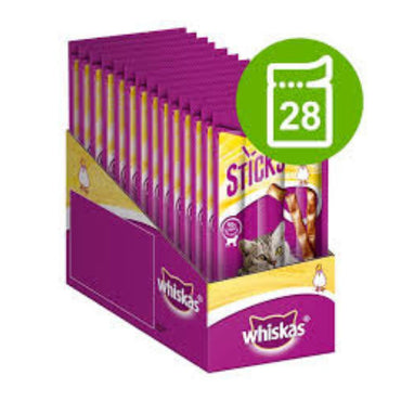 WHISKAS STICK POULET 3 / 6G/ 28
