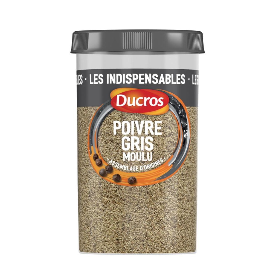 DUCROS POIVRE GRIS MOULU 90GR
