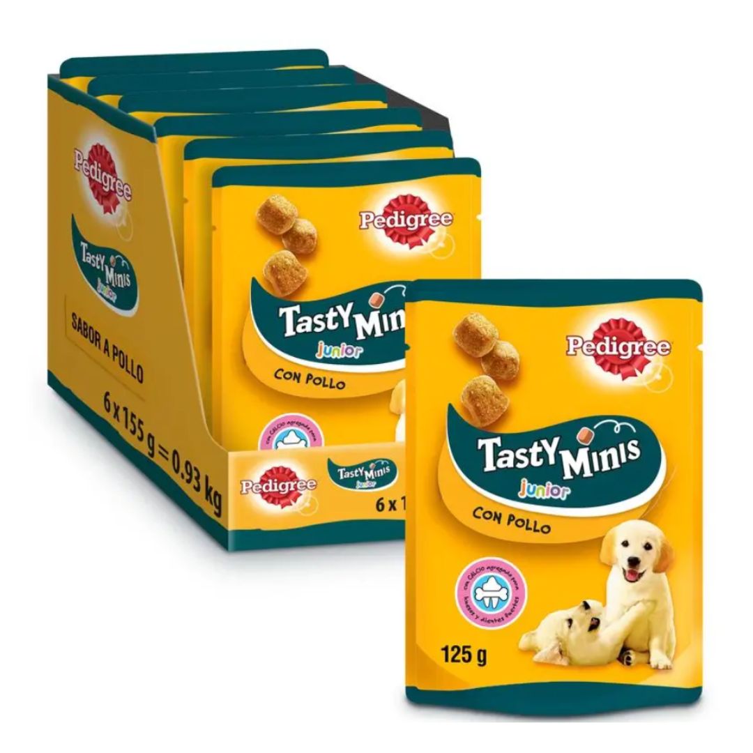 PEDIGREE TASTY MINIS JUNIOR PL 125g / 6