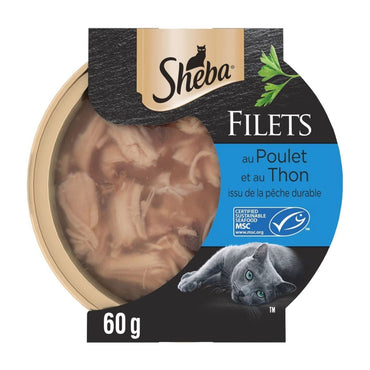 SHEBA DOME FILETS THON 60G X 32