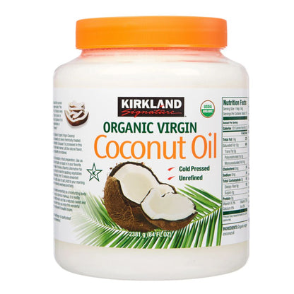 KIRKLAND SIGNATURE ORGANIC COCONUT OIL 84OZ