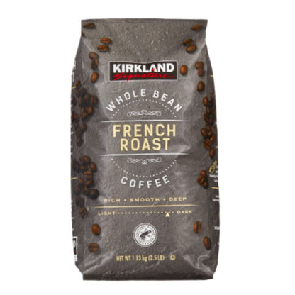 Kirkland Signature Whole Bean Coffee, French Roast, 2.5 lbs