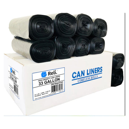 33 GAL BLACK CAN LINER