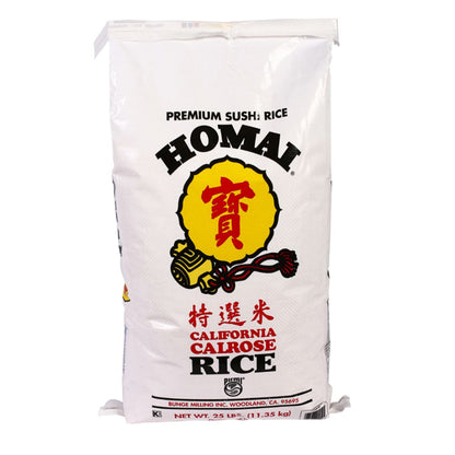 Homai California Calrose Rice, 25 lbs