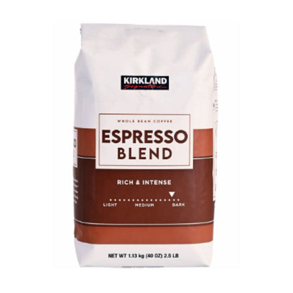 KIRKLAND SIGNATURE WHOLE BEAN ESPRESSO BLEND 2.5LB