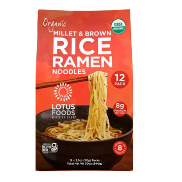MILLET & BROWN ORG BROWN RICE RAMEN 12CT 2.5OZ