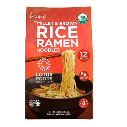 MILLET & BROWN ORG BROWN RICE RAMEN 12CT 2.5OZ