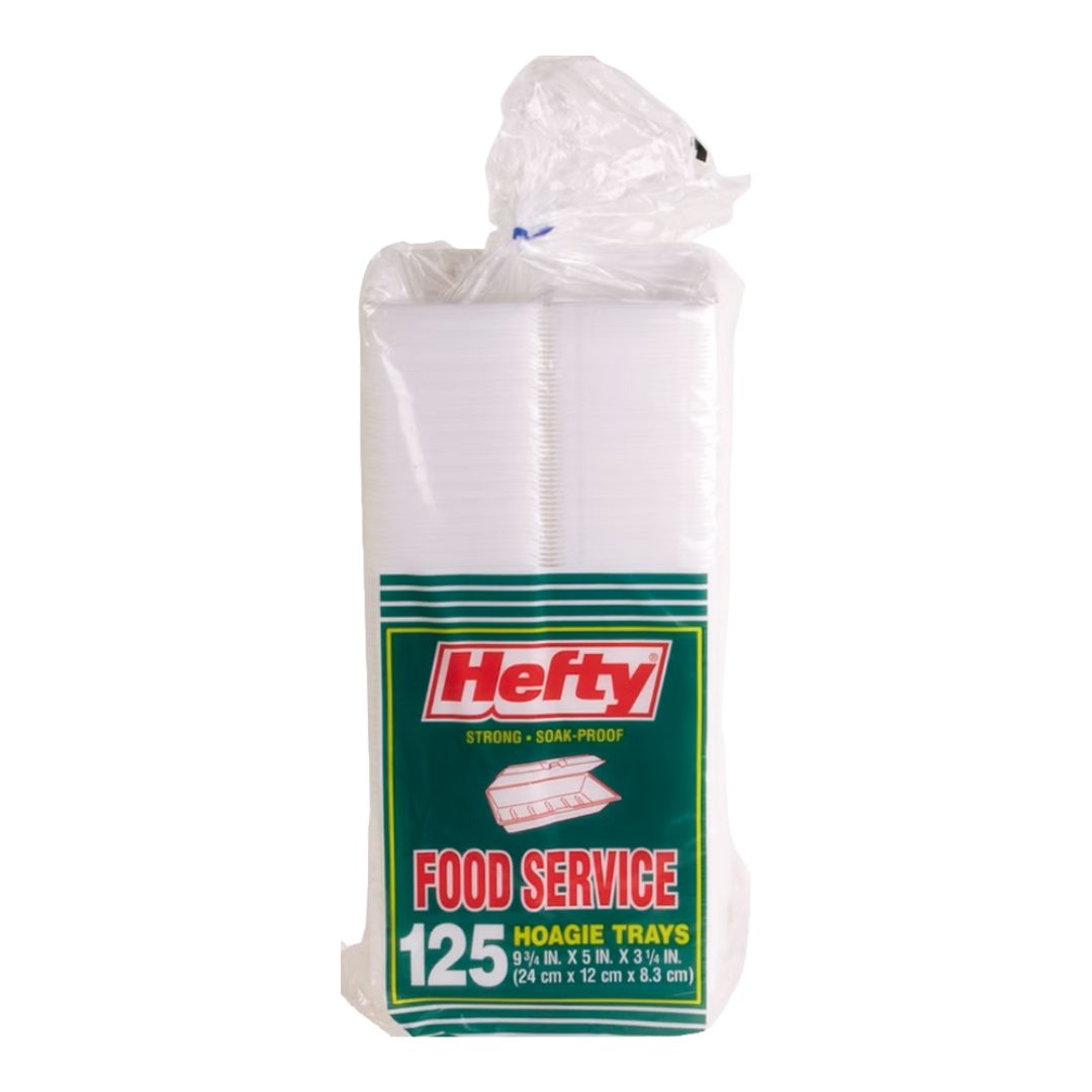 HEFTY HOAGIE TRAY 125CT