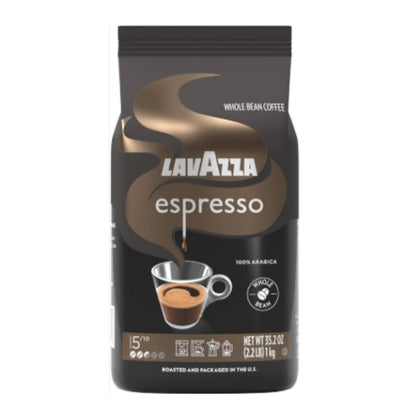 LAVAZZA CAFE ESPRESSO WHOLE BEAN COFFEE  2.2LB